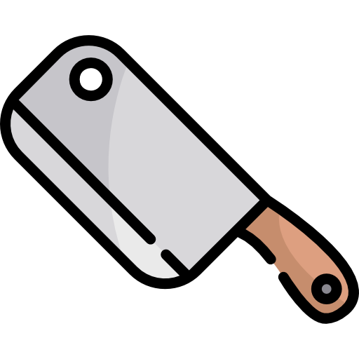 Cutting Board and Knife